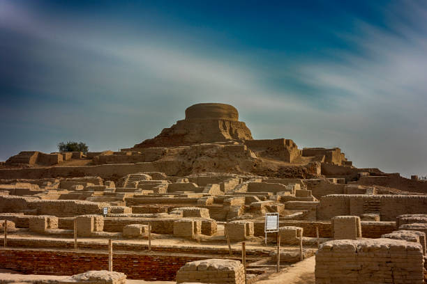 Mohenjo-daro is an archeological site in PAKISTAN . English name is  Mound of the Dead Men. Mohenjo-daro was abandoned in the 19th century BCE as the Indus Valley Civilization declined and the site was not rediscovered until the 1920s.
During its heyday from about 2500 to 1900 B.C. the city was among the most important to the Indus civilization.
Mohenjo darodesignated an UNESCO World Heritage Site in 1980.